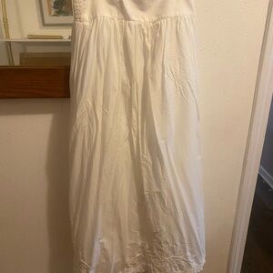 Long white Zara skirt
